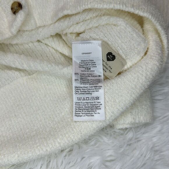 Madewell Maysville V-Neck Cardigan Sweater Button Up V-Neck Cream Size Small - Picture 8 of 16